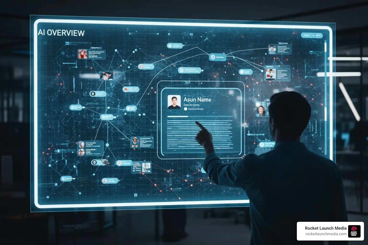 showing up in AI overviews