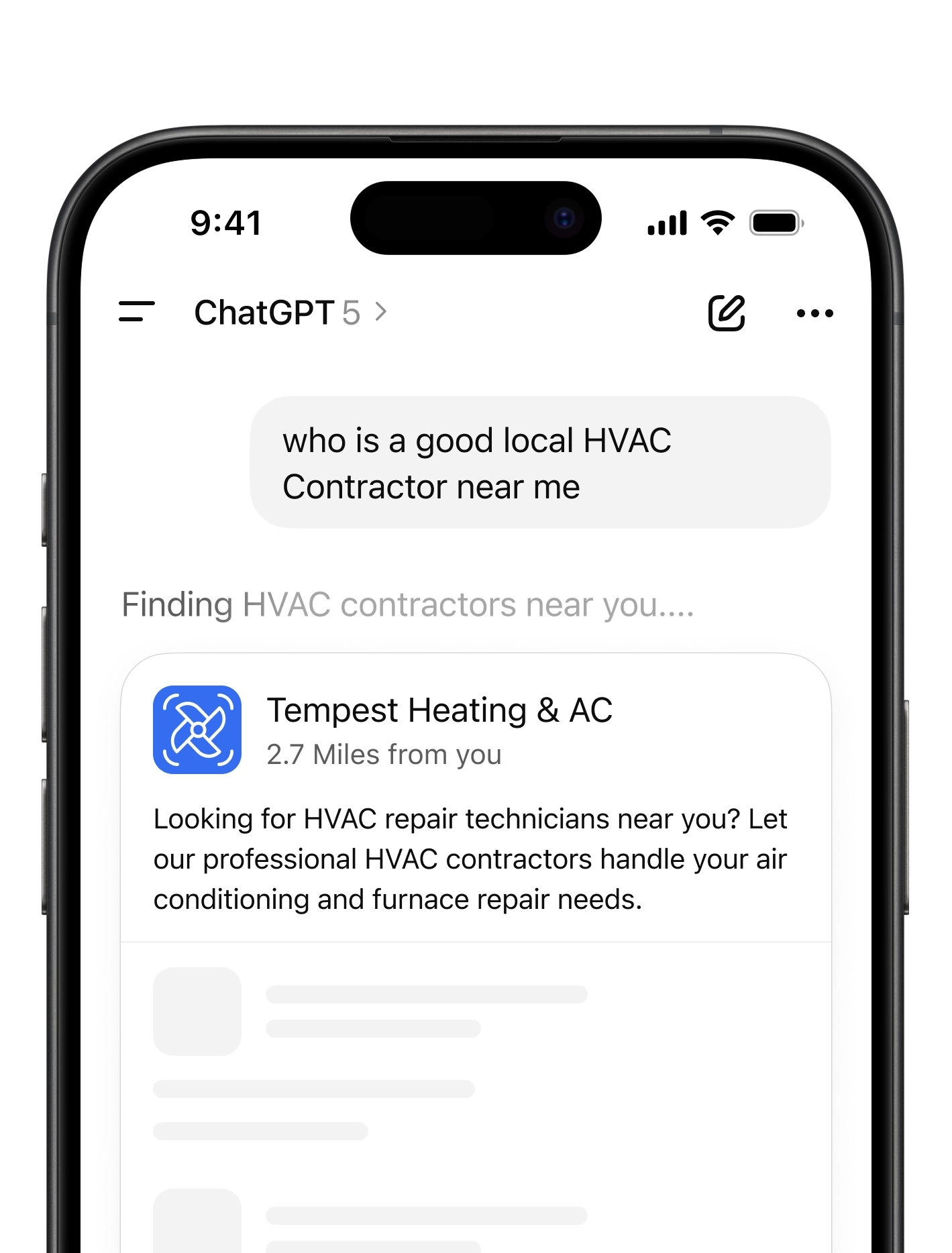 ChatGPT ads placement preview